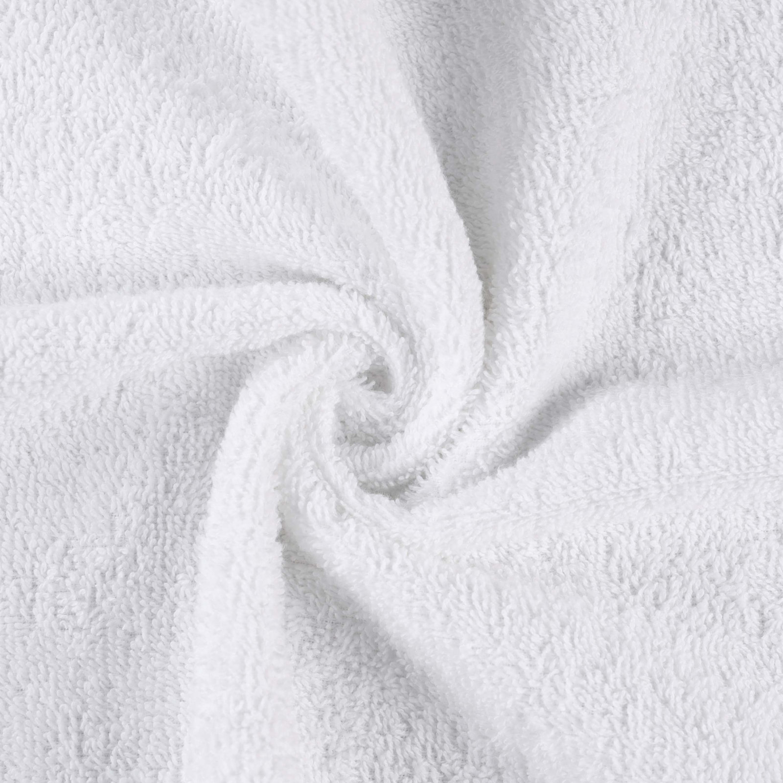 Asleigh 8-Piece Cotton Towel Set, White