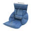 Fauteuil ergonomique ajustable 50 po x 29,53 po-1230776020