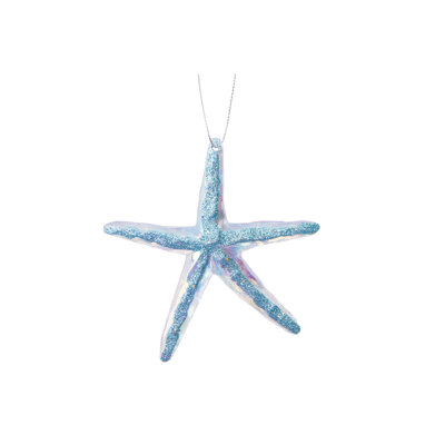 Iridescent Ornament Starfish- Set of 12