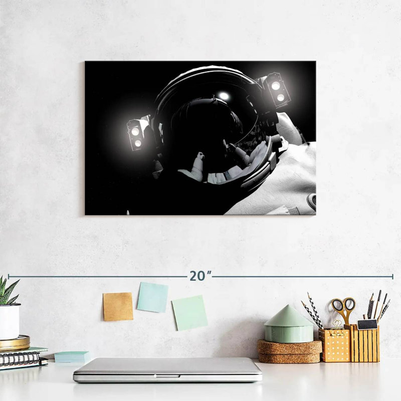 Astronaut Space, 8" H x 12" W