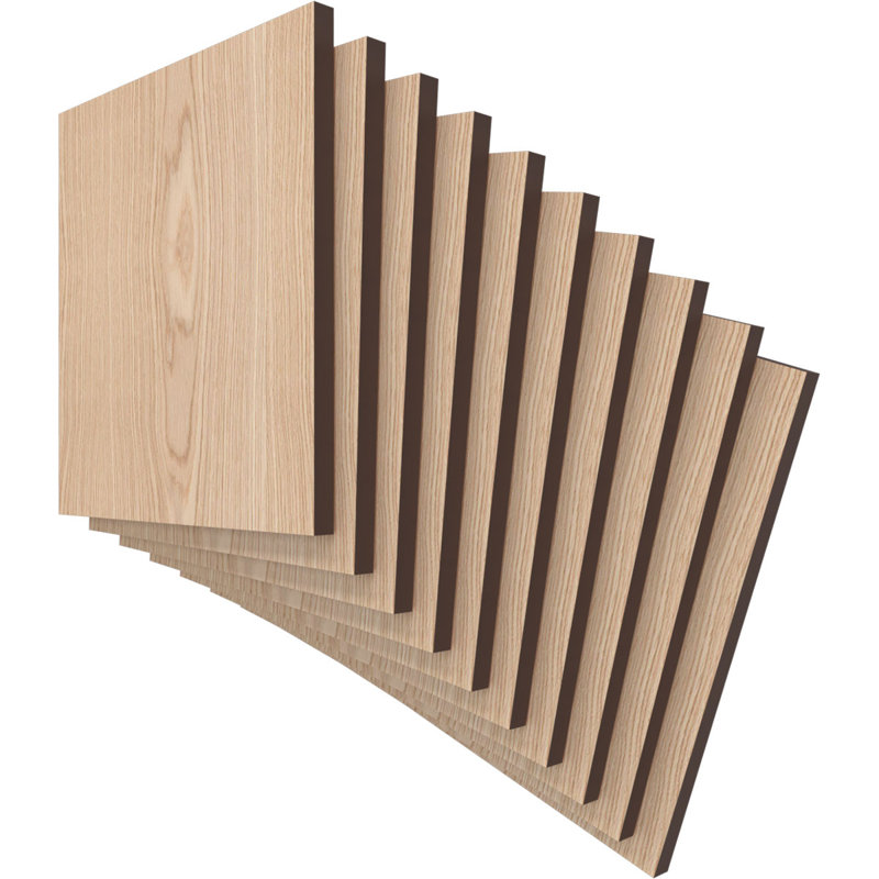 Planches en bois, Chêne, H 7,75 po x l 7,75 po x P 0,38 po