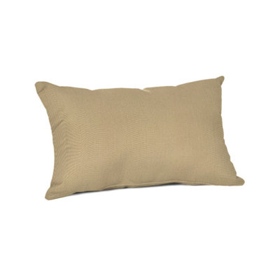 Coussin lombaire décontracté pour l'extérieur, Sunbrella résistant à l'eau et à la décoloration pour les meubles de patio et les balancelles, réversible