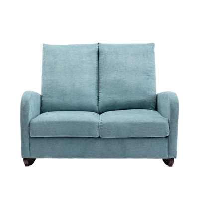 Upholstered Single Chair, Rocking Chair, Upholstered Mid Century Modern Rocker, Oversized Wingback Armchair -  Red Barrel Studio®, D173895F12E648298BDAFB9F8D5FE474