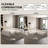 Boneless Modular Sectional Sofa Sleeper Couch-515739716