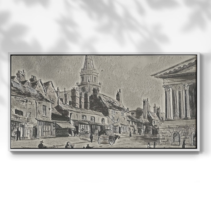 Série abstraite-cmxxvi- toile tendue avec châssis tendue - prête à être accrochée, H 21 po x l 41 po, Blanc