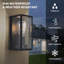 Amandla Black 23.5cm H Outdoor Flush Mount