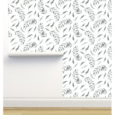 Rouleau de papier peint auto-adhésif texturé L 12 pi x l 2 po Erin Kendal Designs