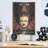 'Poe' Metal Wall Art-1085659424