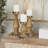 11.55'' H Wood Tabletop Candlestick