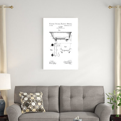 " Bath Time Patents I " by Studio W