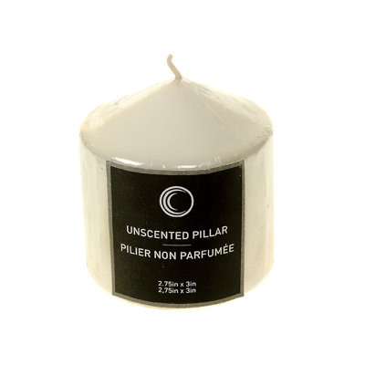 Bougie conique non parfumée