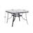Aaronson 4 - Person Metal Patio Dining Set with Square Table