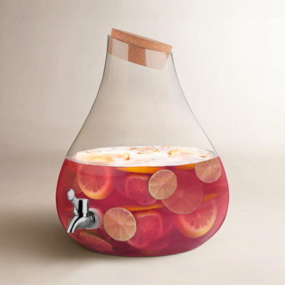 Pearl Glass Beverage Dispenser