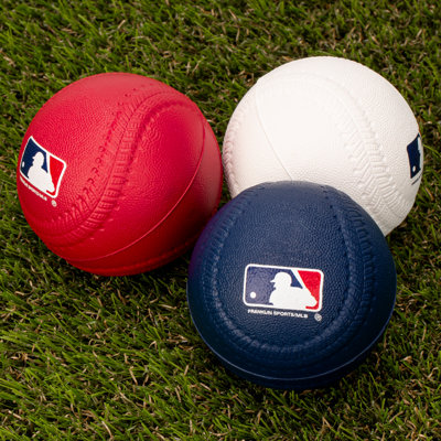 Ensemble de 3 balles de baseball en mousse souple Franklin Sports MLB Kids