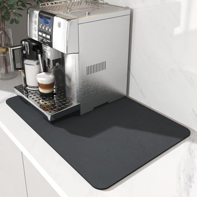 Tapis de séchage de vaisselle pour comptoir de cuisine, tapis de café sous l'évier, tapis de cuisine, tapis de cuisine imperméable