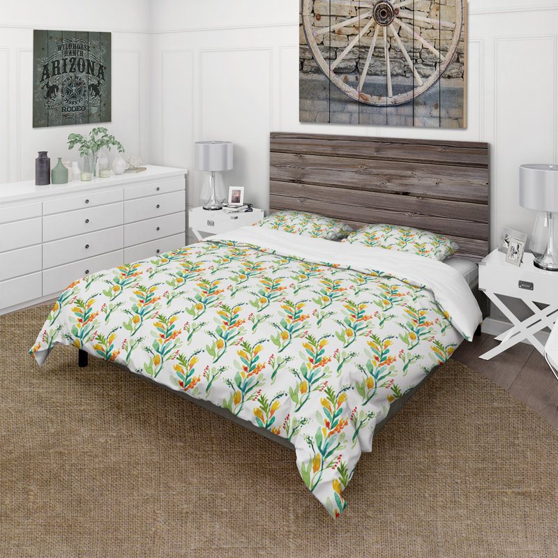 Ensemble de housse de couette country, Housse de couette très grand + 2 taies décoratives