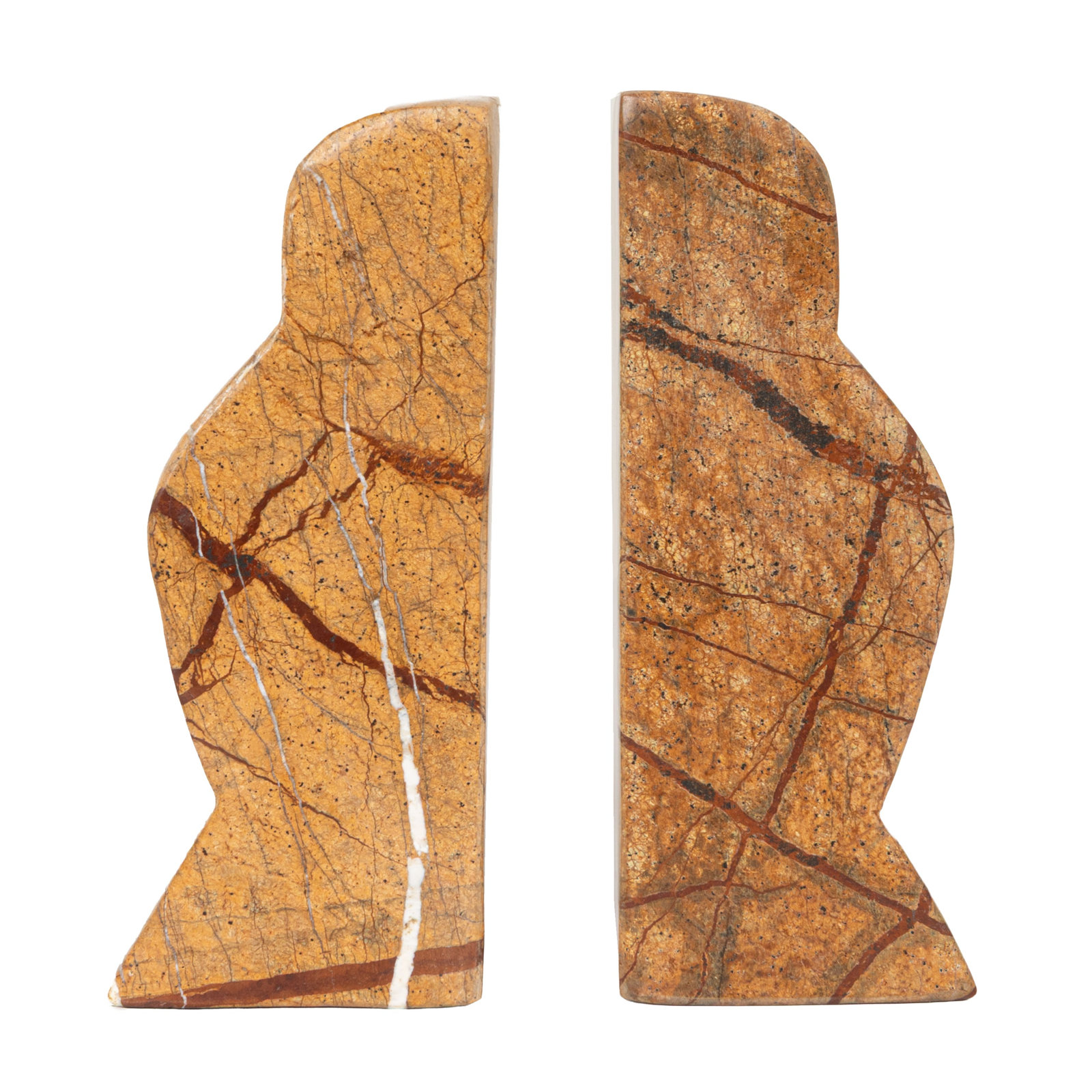 Ettinger Sandstone Bookends, Brown