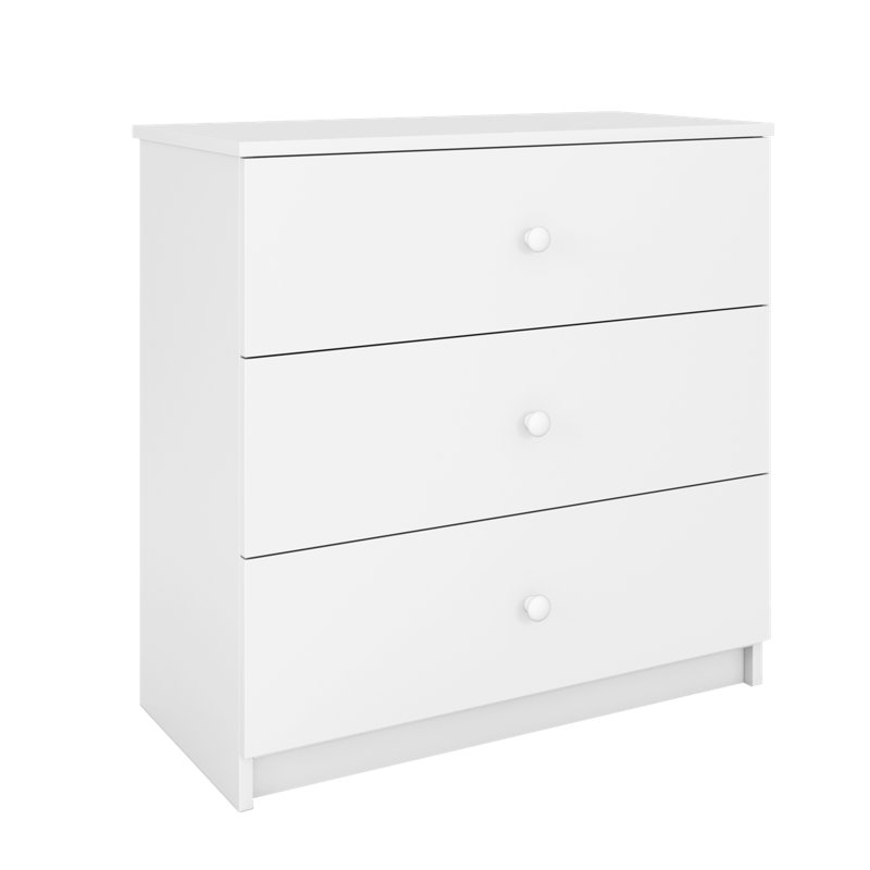 Cicero Kids 3 - Drawer Chest, White