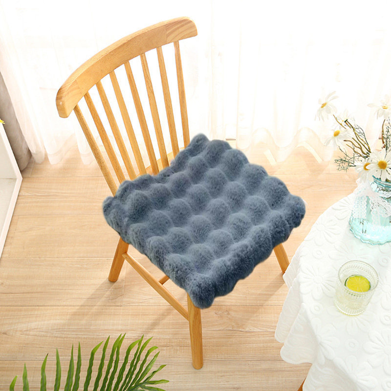 Coussin de siège Coussin de chaise pour coussin de siège épais et doux pour étudiant, Gray