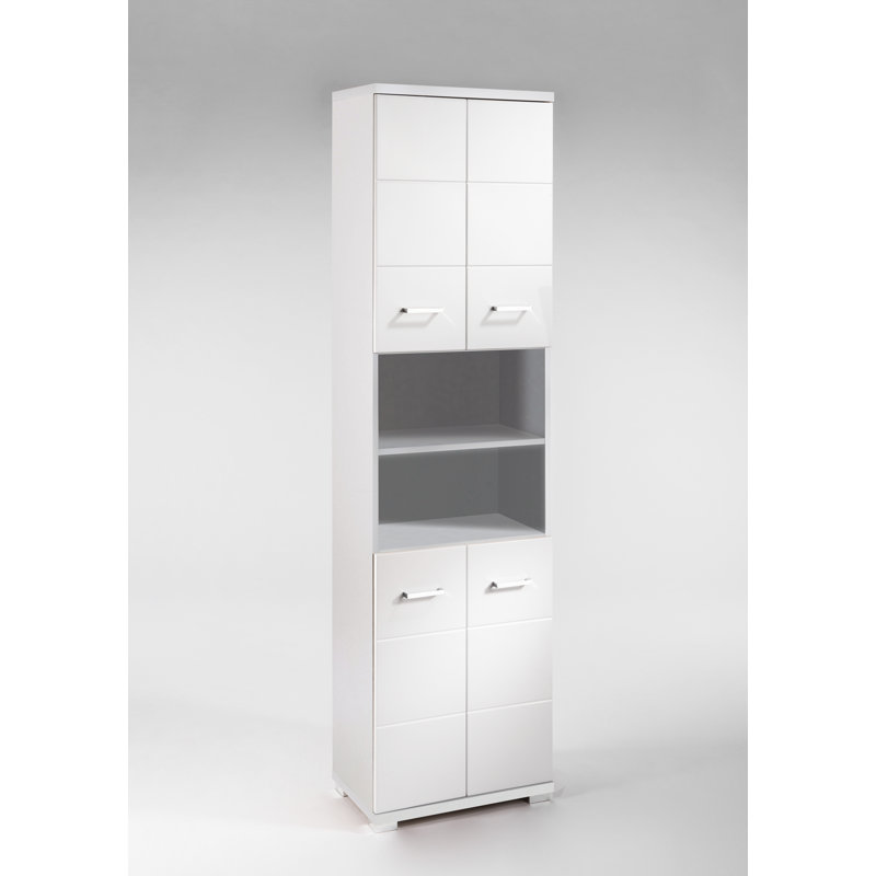 Evonda Linen Cabinet, White