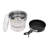Portable Electric Hot Pot With Foldable Handleswhite/Green-83487982