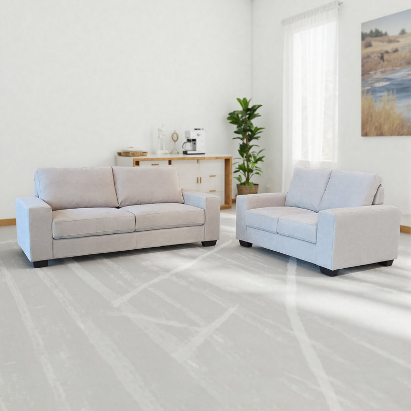 Cotton Blend Sofa, 2