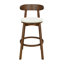 Tabourets de bar rembourrés Mid-Century-119918201