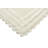 Rasika 100% Cotton 1990 GSM Tufted Reversible Bath Rug, OEKO-TEX Certified, Ultra Soft & Absorbent, Machine Washable Bathroom Rug for Shower, Tub, Sink, Vanity & Spa Areas, Crochet-Inspired Design, 21" x 34" Rectangle, Ivory-70045822-97550105