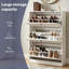 16 Pair Shoe Storage Cabinet