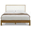 Luca solid wood boucle upholstered headboard bed frame-131499531-131499533