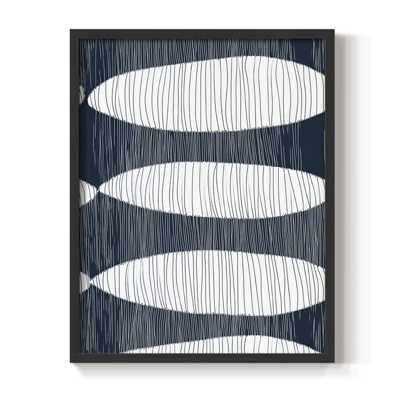 "ABSTRACT Series DCC XXXV" par J Paul, Noir, noir, noir, noir, H 11 po x l 9 po