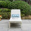 200cm Long Acacia Single Chaise