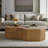 Fluted Hexagon Coffee Table