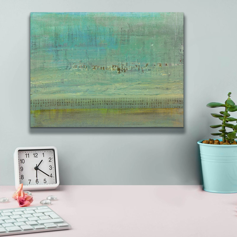 «Sandbar 1» par Alicia Ludwig, art mural sur toile, H 12 po x l 16 po x P 0,75 po