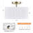 Pelayo Polyester Semi Flush Mount-169173997-169173995