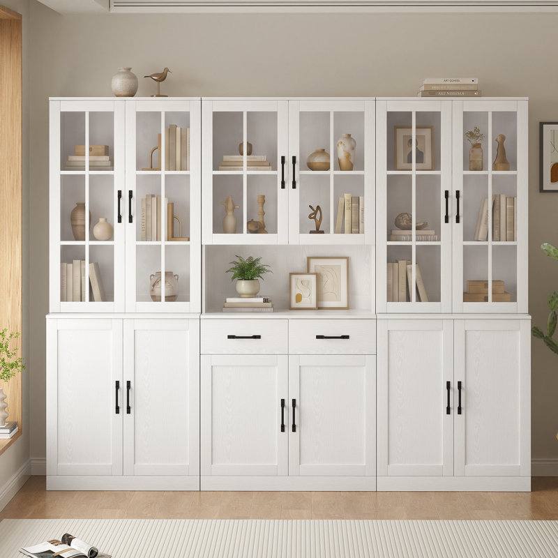 Drawers Bookcase, White