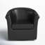 Fauteuil demi-tonneau H 30,5 po Hahne-784198354