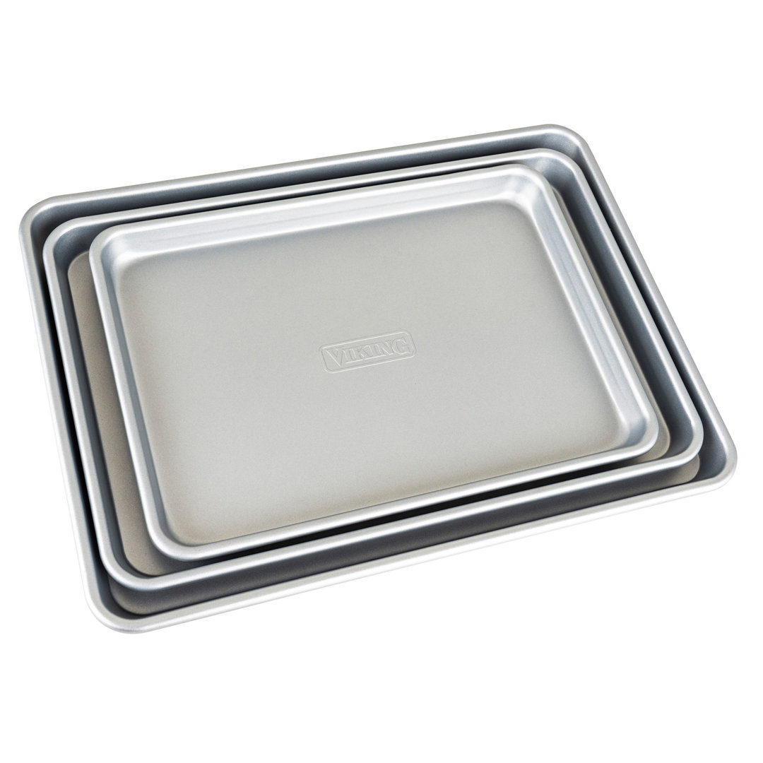 Viking 3 Piece Nonstick Aluminized Steel Baking Sheet Set Viking