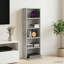 Engineered Wood 97.5cm H Media Shelves-1155169798