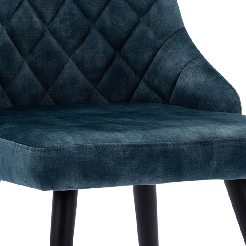 Olmo Upholstered Dining Chair, Blue