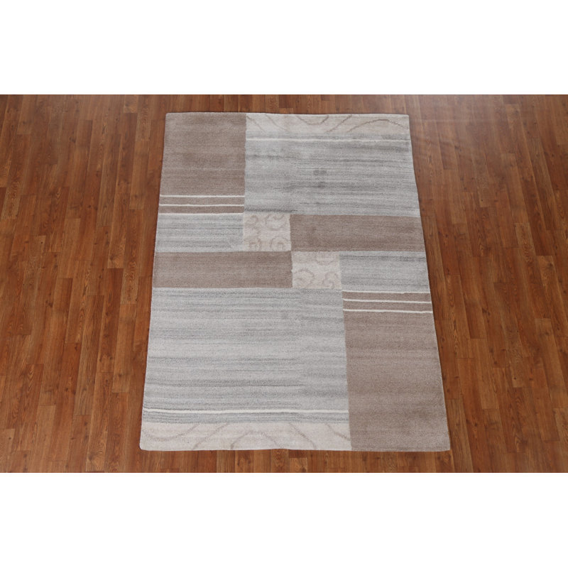 Tapis oriental fait à la main Gabbeh 6 pi 3 po x 4 pi 8 po