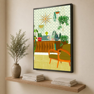 «Plant Living Room» par Jen Bucheli - Impression sur toile