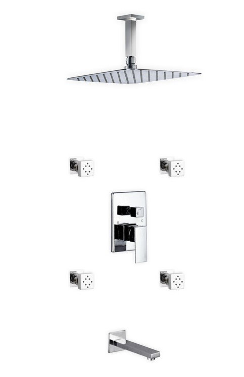 Cahoon Complete Shower System with Rough in-Valve