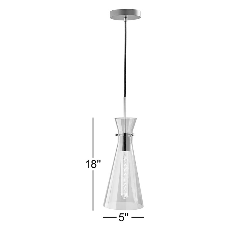 Luminaire suspendu conique à 1 lumière Eske