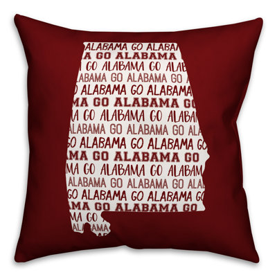 Coussin de l’équipe alabama go