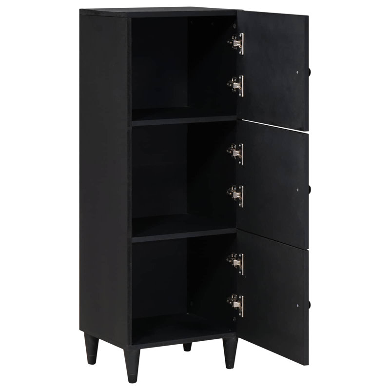 Solid Wood Rectangle Accent Cabinet