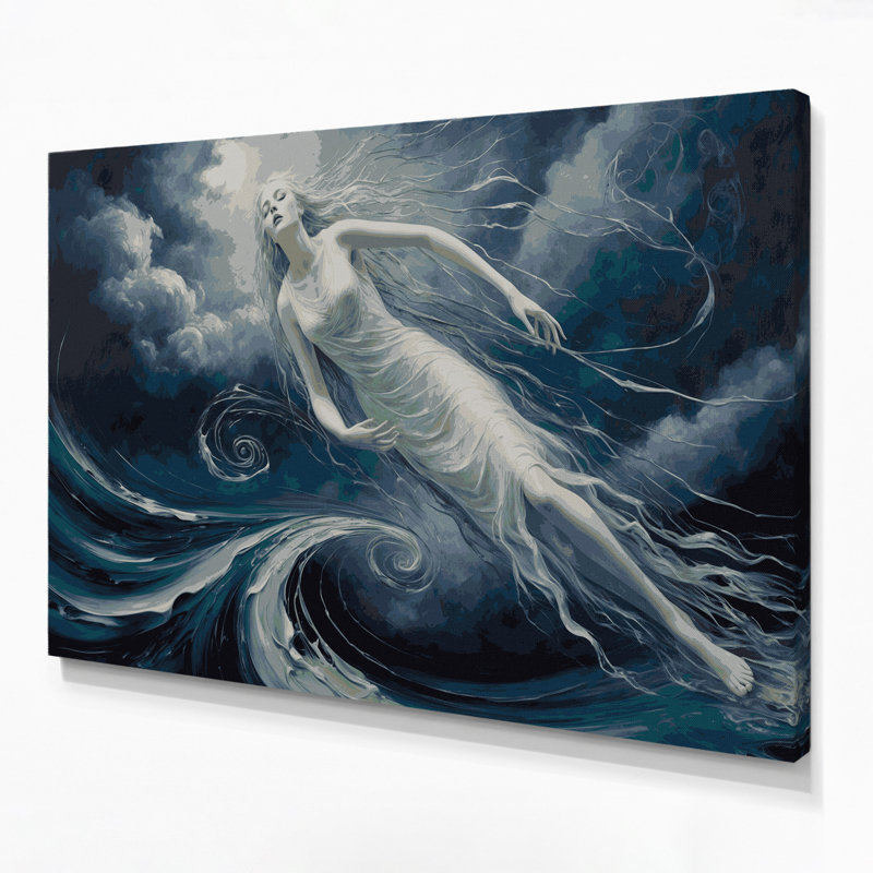Art mural sur toile Sci Fi Banshee, H 12 po x l 18 po