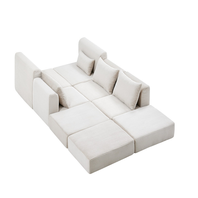 Modular Sectional Sofa (White)