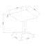 Aneli Ceramic Dining Table With Black Sand Powder Coated Base-1875952224