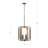 Krystin 4-Light Chandelier with Interlocking Frames